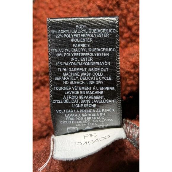 Kuhl Europa 1/4 Zip Sweater Men’s Small Rust Red Fleece Pullover F16 Style... - Picture 6 of 12